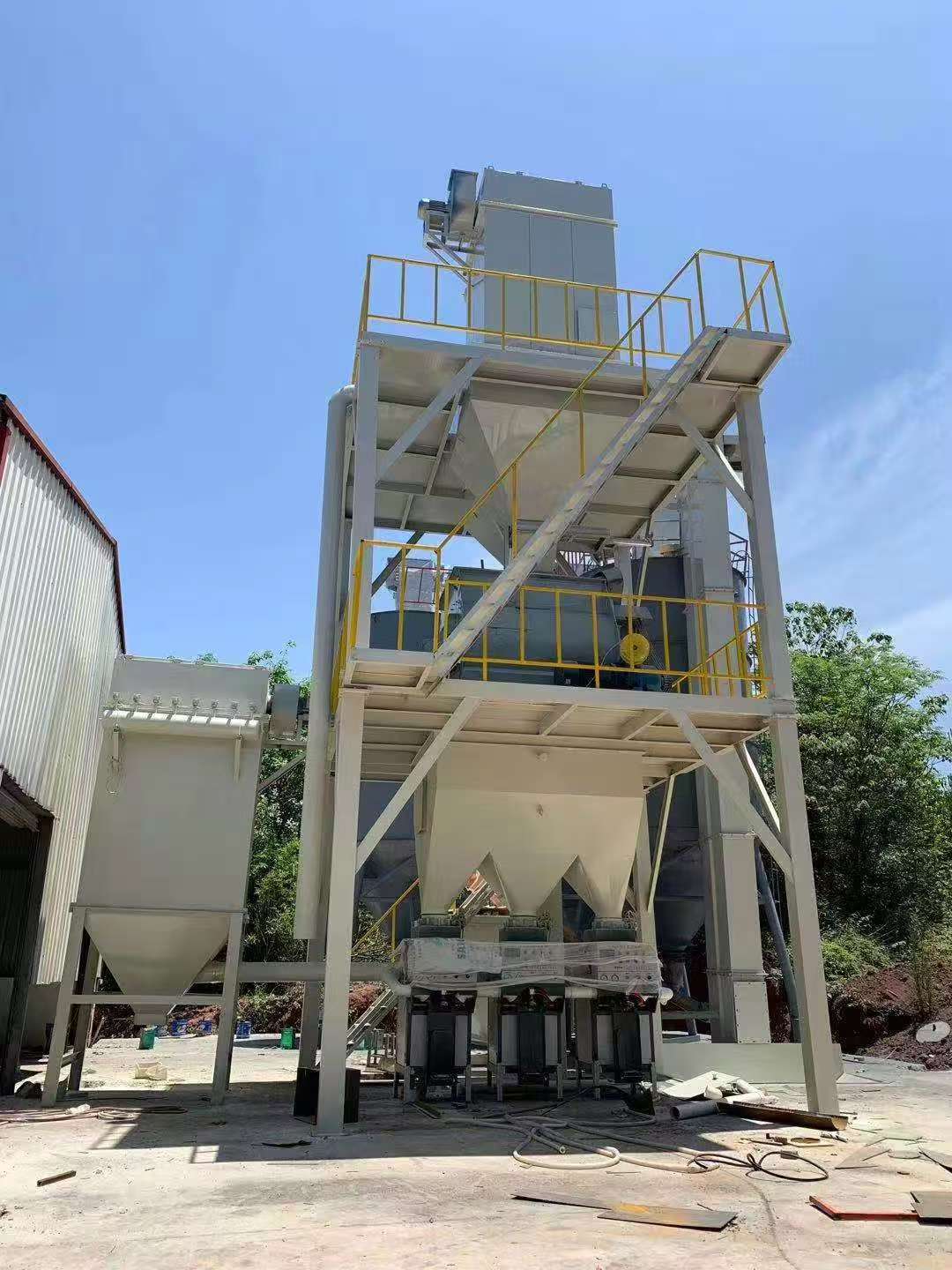 Оборудование для производства сухих строительных смесей производительностью 5 тонн в час