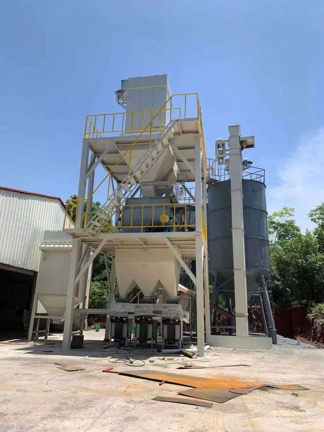 Оборудование для производства сухих строительных смесей производительностью 5 тонн в час