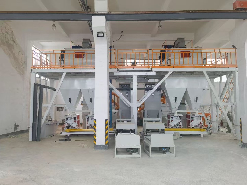 Оборудование для производства сухих строительных смесей производительностью 15 тонн в час