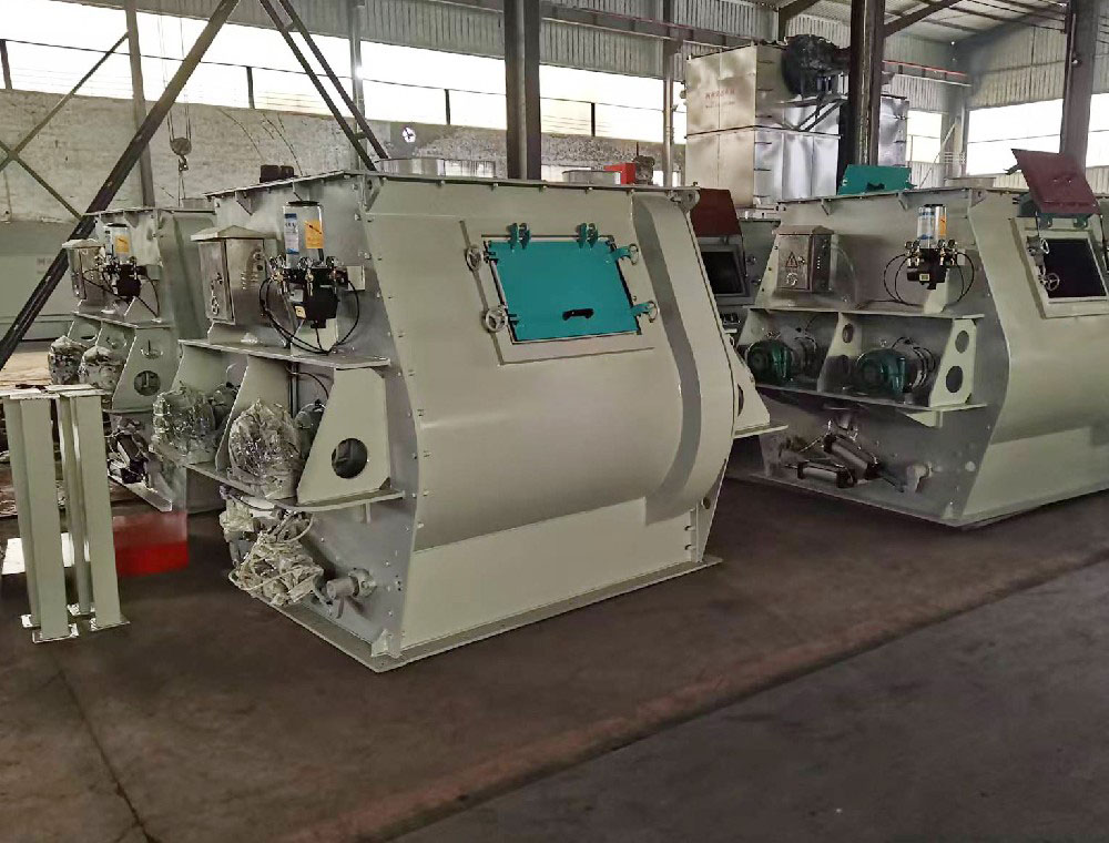 Двухвальный лопастной смеситель с нулевой гравитацией