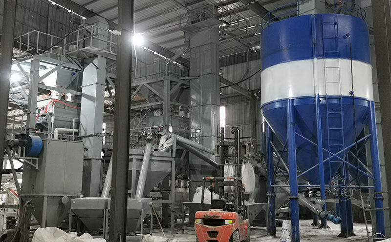 Станция по производству сухих строительных смесей мощностью 200 000 тонн в год